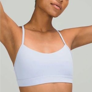 light blue lululemon Flow y bra